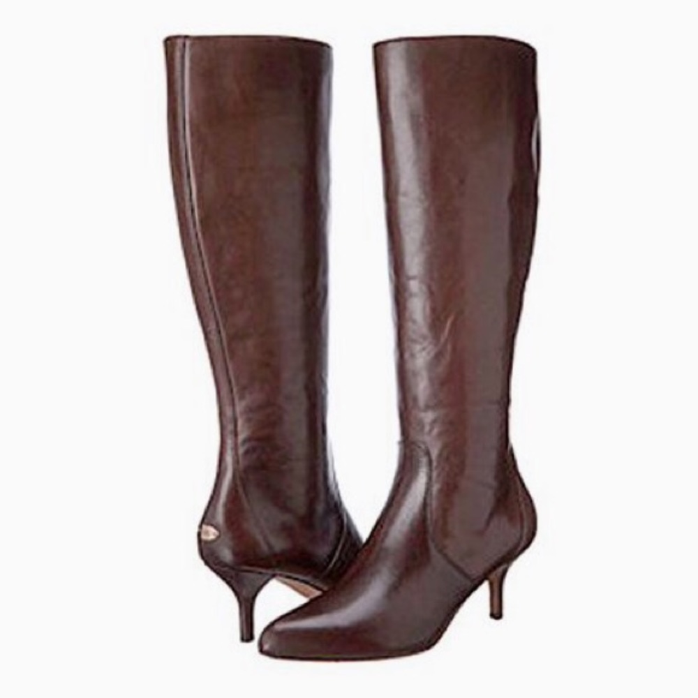 AUTHENTIC Coach Foxy A8409 Calf Knee-high Boots